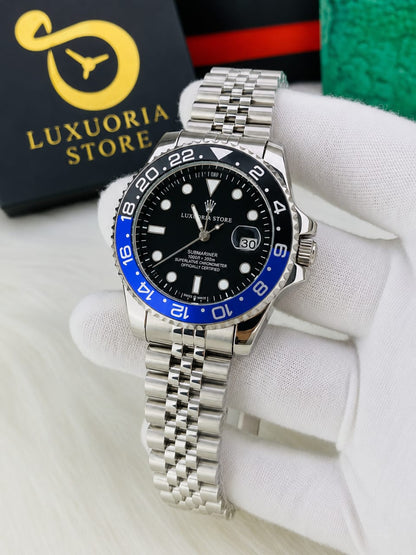 Luxury GMT Master II Automatic Luxury Sports Watch – Steel & Ceramic Bezel