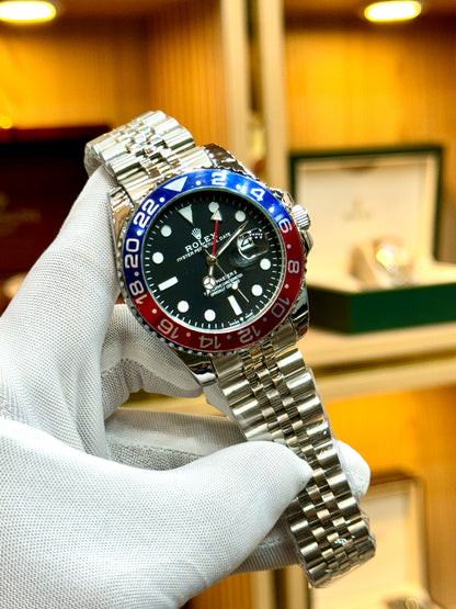 Luxury GMT Master II Automatic Luxury Sports Watch – Steel & Ceramic Bezel
