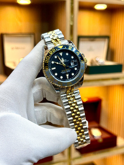 Luxury GMT Master II Automatic Luxury Sports Watch – Steel & Ceramic Bezel
