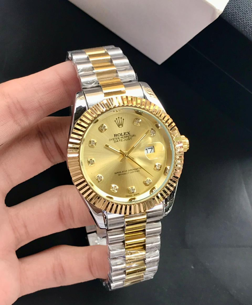 Classic Rolex Datejust Automatic Luxury Dress Watch – Stainless Steel & Fluted Bezel