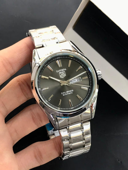 Tag Heuer Classic Day-Date Luxury Watch – Premium Analog Wristwatch with Steel Strap