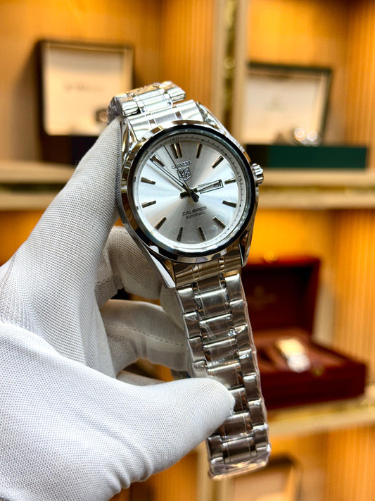 Tag Heuer Classic Day-Date Luxury Watch – Premium Analog Wristwatch with Steel Strap