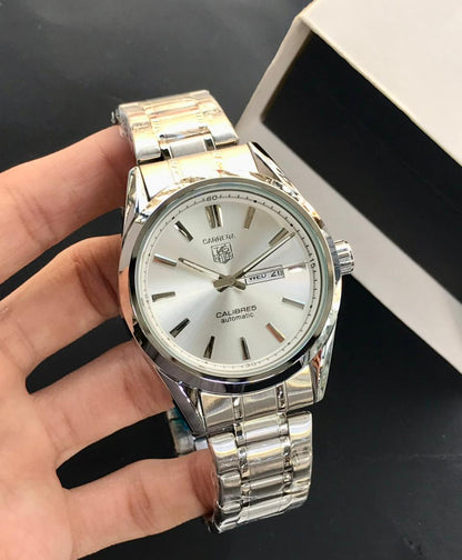 Tag Heuer Classic Day-Date Luxury Watch – Premium Analog Wristwatch with Steel Strap