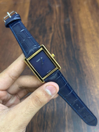 Cartier Tank Classic Luxury Watch – Premium Quality Analog Wristwatch with Leather Strap