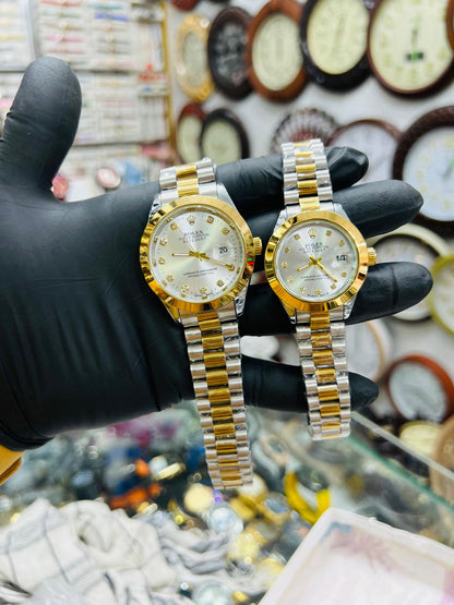 Rolex Couple Watch Set – Premium Luxury Analog Pair